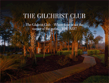 Tablet Screenshot of gilchristclub.com